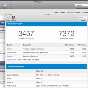 Geekbench Score 64bits