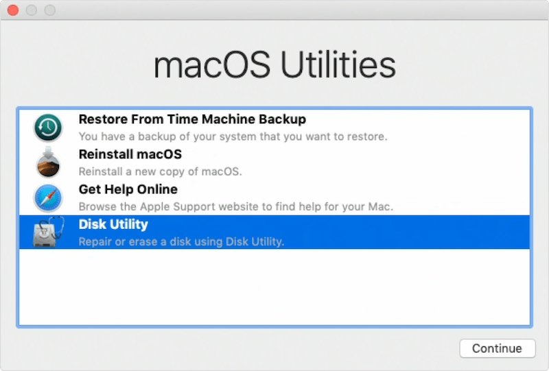 macos mojave recovery
